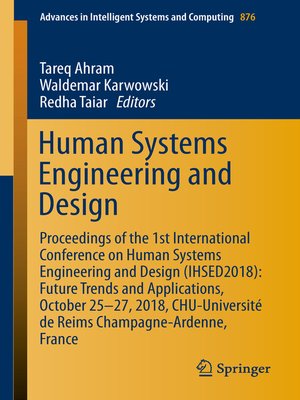 cover image of Human Systems Engineering and Design